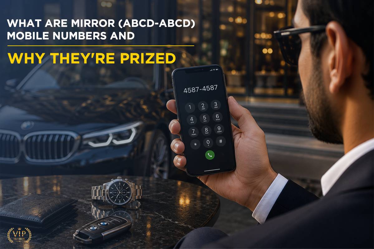 What Are Mirror (ABCD-ABCD) Mobile Numbers and Why They're Prized